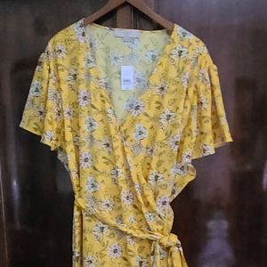 Loft Plus Wrap Dress 26W